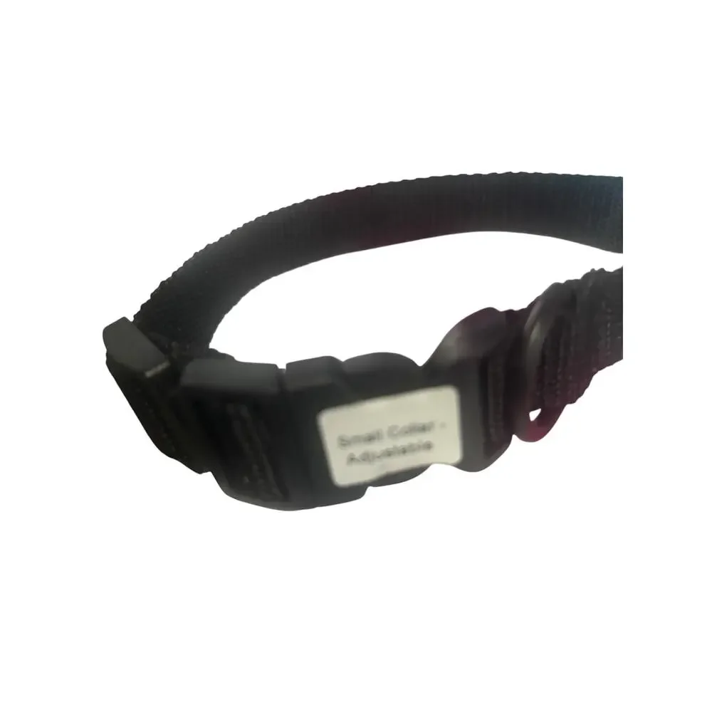 Black Small Adjustable Dog Cat Collar NWOT